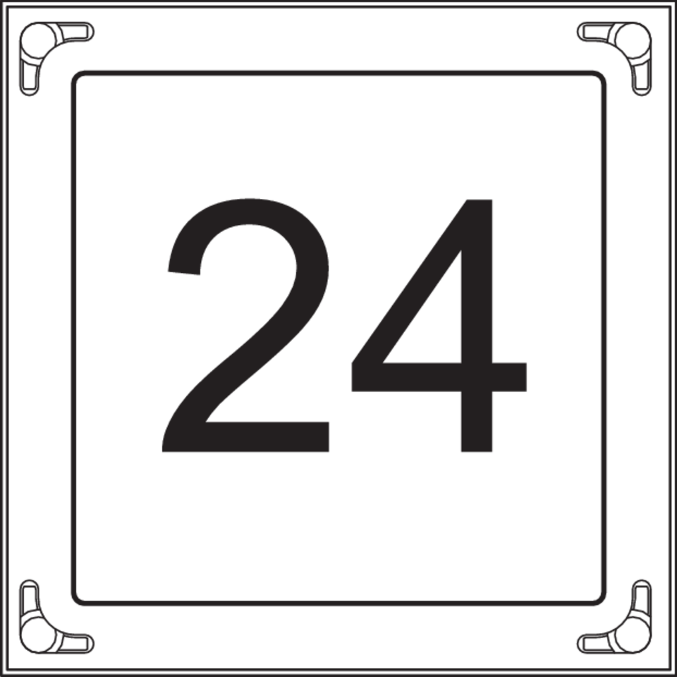 Niko 10-365: Huisnummer/info-module voor modulaire buitenpost - Image 2