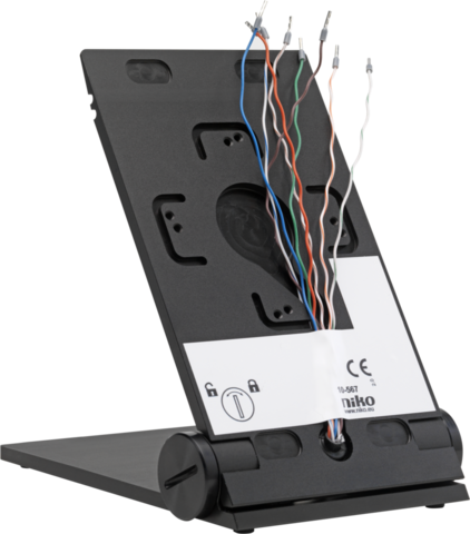 Niko 10-567: Niko Toegangscontrole – tafelsteun voor witte videobinnenpost