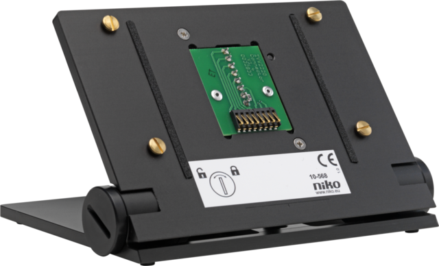 Niko 10-568: Niko Toegangscontrole – tafelsteun voor aluminium videobinnenpost