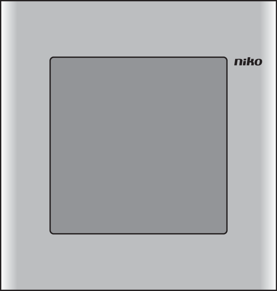 Niko 10-896: Niko Toegangscontrole - afdekkader voor inbouwcameramodule, aluminium - Image 2