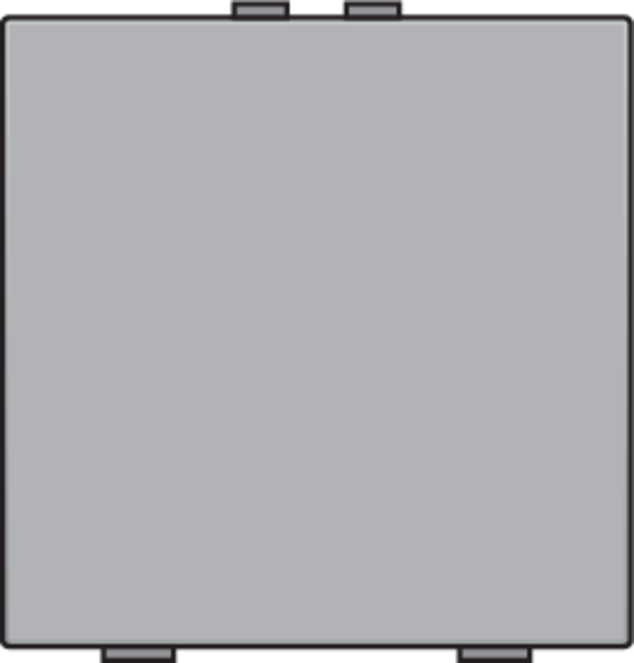 Niko 121-51001: Enkelvoudige drukknop voor Niko Home Control, sterling coated - Image 2