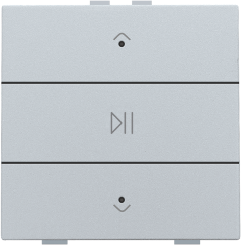 Enkelvoudige audiobediening met leds voor Niko Home Control,