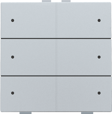 Zesvoudige drukknop met leds en comfortsensoren voor Niko Ho