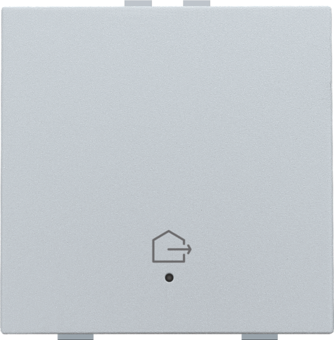 Enkelvoudige drukknop met led en comfortsensoren voor Niko H