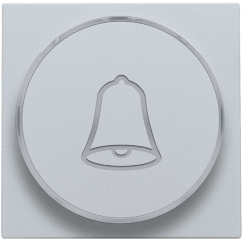 Afwerkingsset met doorschijnende ring met belsymbool voor dr