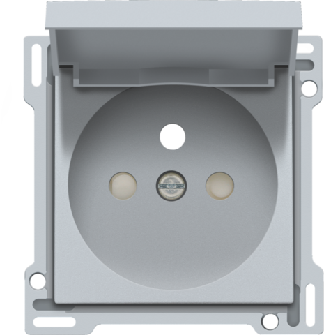 Afwerkingsset voor stopcontact met klapdeksel, penaarde en b