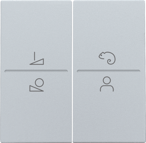 Afwerkingsset voor een draadloze schakelaar of een drukknop