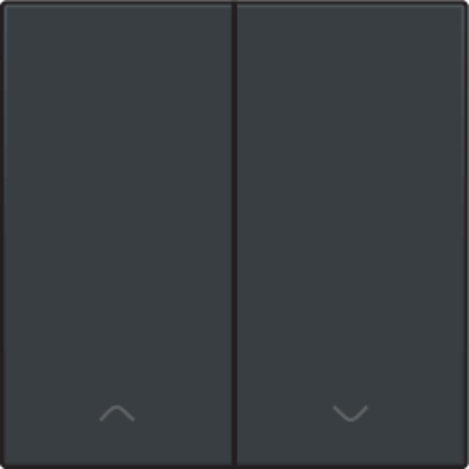 Niko 122-31006: Afwerkingsset voor dubbele elektronische rolluikschakelaar, anthracite coated - Image 2