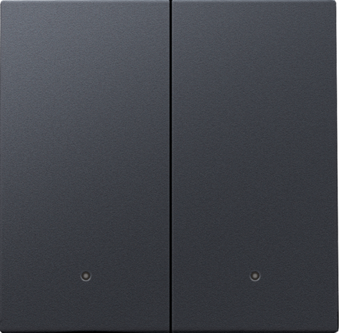 Afwerkingsset met lens voor dubbele elektronische schakelaar