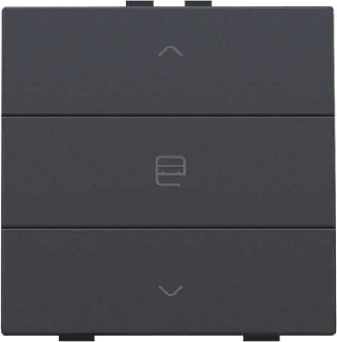 Enkelvoudige motorbediening voor Niko Home Control, anthraci