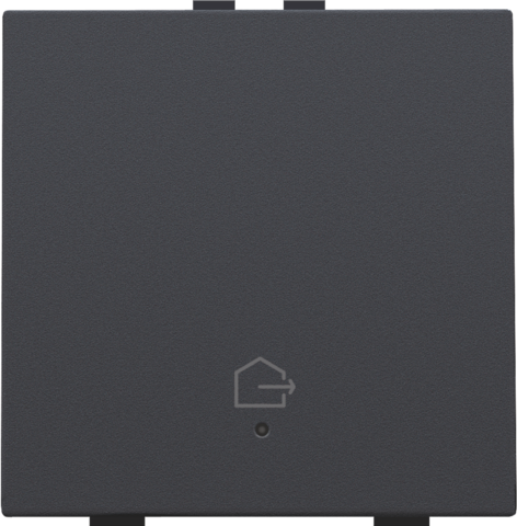 Enkelvoudige drukknop met led en comfortsensoren voor Niko H