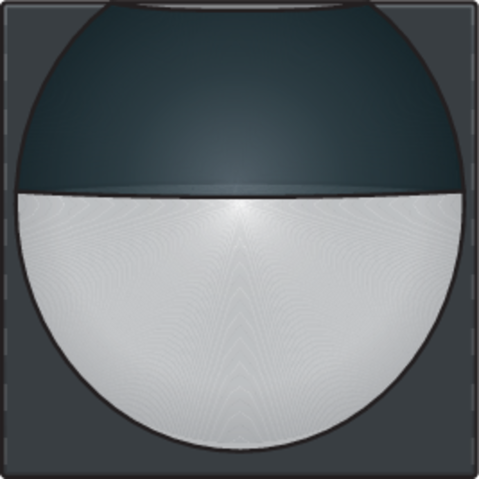 Niko 122-55511: Afwerkingsset voor wandbewegingsmelder voor Niko Home Control, anthracite coated - Image 2