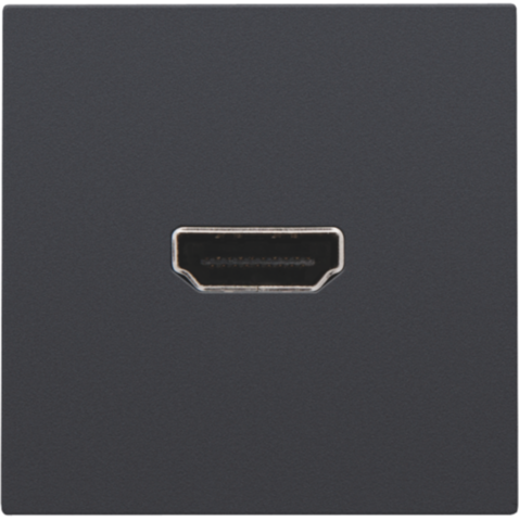 Afwerkingsset met HDMI-naar-HDMI-aansluiting, anthracite coa