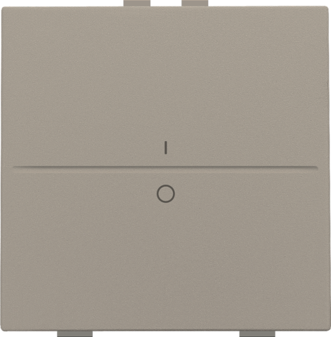 Enkelvoudige toets met opdruk 'I' en '0' voor draadloze scha