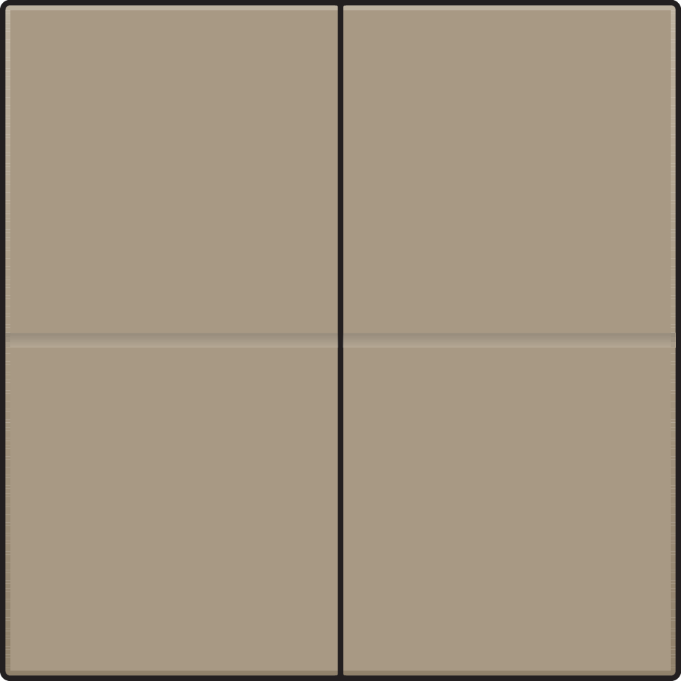 Niko 123-00060: Tweevoudige toets, voor draadloze dimschakelaar (Hue®, Bluetooth®, EnOcean®, KNX®), bronze coated - Image 2