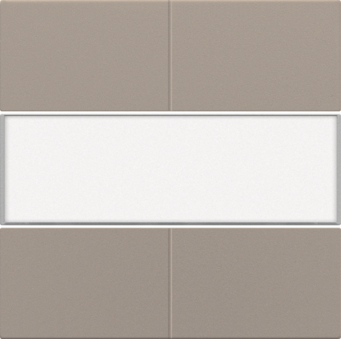 Afwerkingsset voor 4-voudige potentiaalvrije drukknop 24 V m