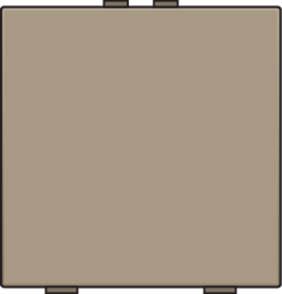 Niko 123-51001: Enkelvoudige drukknop voor Niko Home Control, bronze coated - Image 2