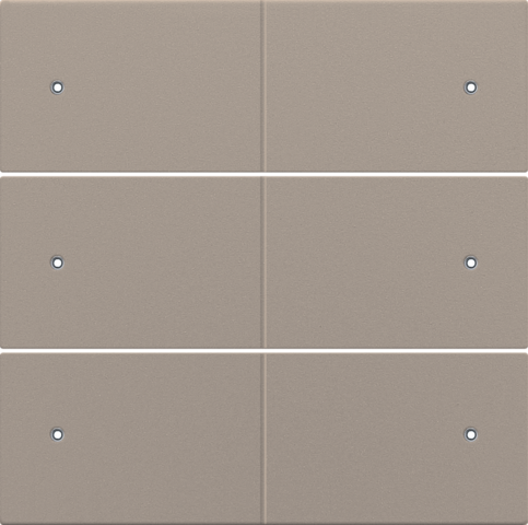 Afwerkingsset voor 6-voudige potentiaalvrije drukknop, 24 V,