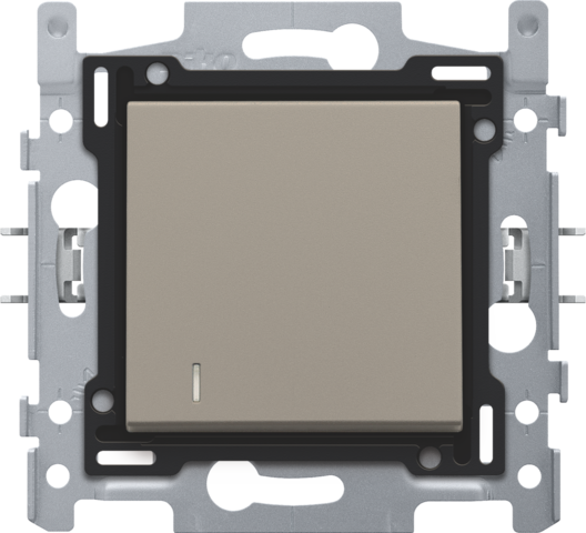 Hotelkaartschakelaar, sokkel, insteekklemmen en afwerkingsse