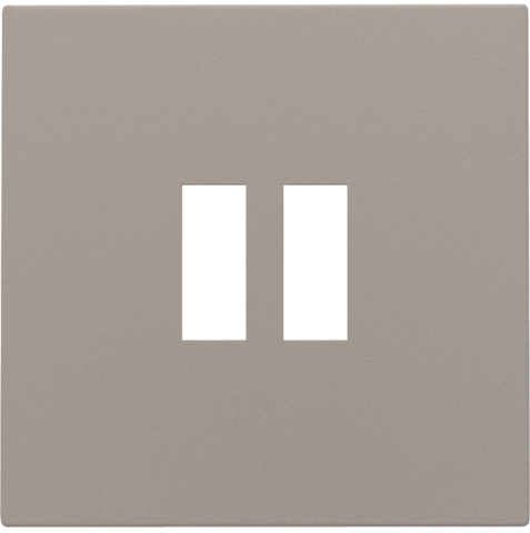 Afwerkingsset voor dubbele USB-A-lader, bronze coated