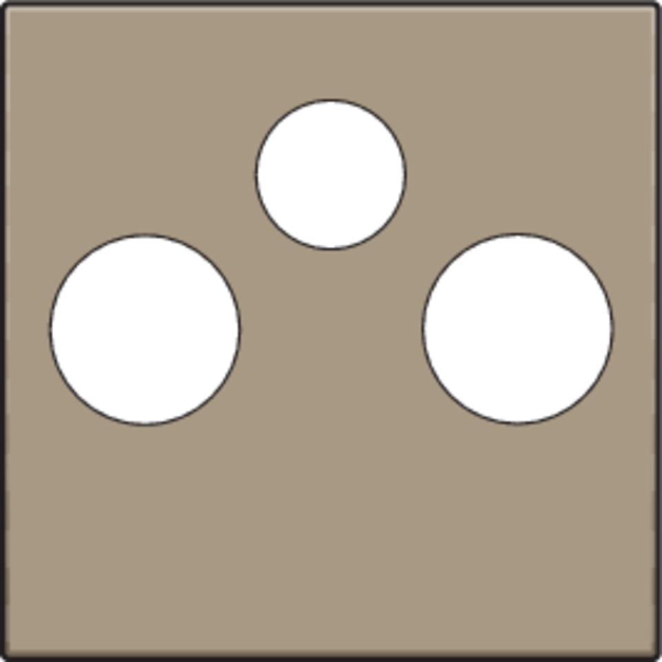 Niko 123-69551: Afwerkingsset voor 2 enkelvoudige coaxaansluitingen voor tv en FM en een satellietaansluiting, bronze coated - Image 2