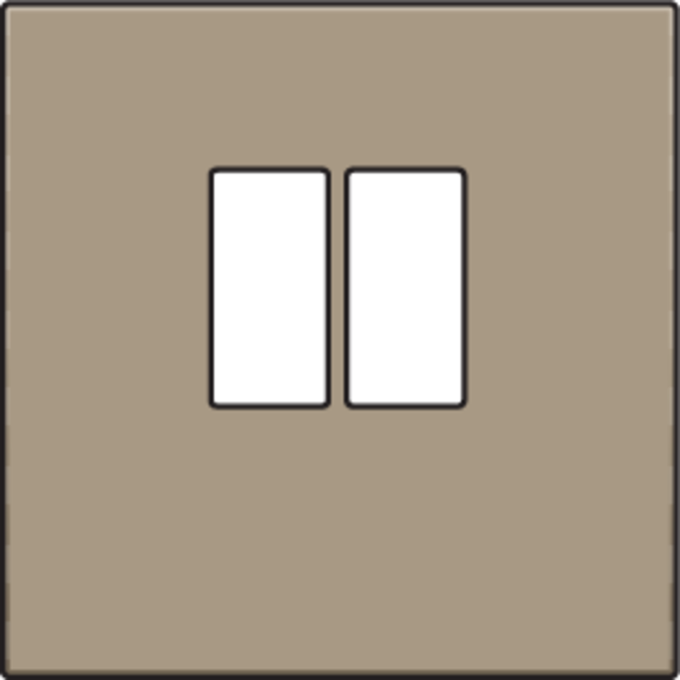 Niko 123-69801: Afwerkingsset voor enkelvoudige luidsprekeraansluiting, bronze coated - Image 2