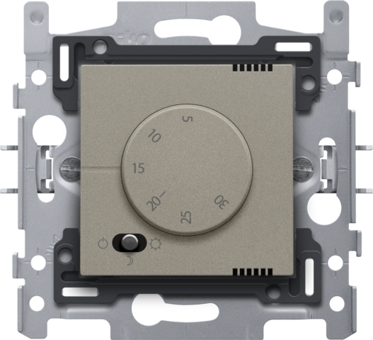 Niko 123-88000: Elektronische thermostaat, bronze coated