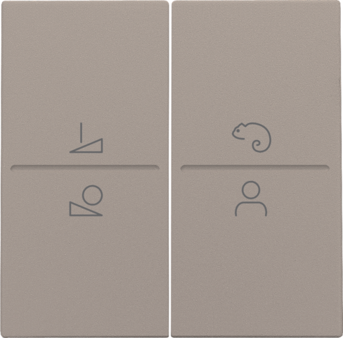 Afwerkingsset voor een draadloze schakelaar of een drukknop