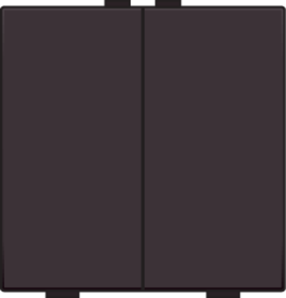 Niko 124-51002: Tweevoudige drukknop voor Niko Home Control, dark brown coated - Image 2