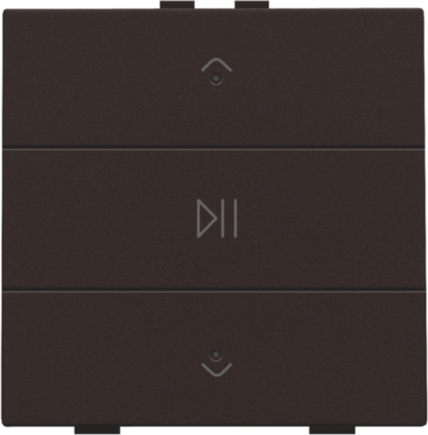 Enkelvoudige audiobediening met leds voor Niko Home Control,