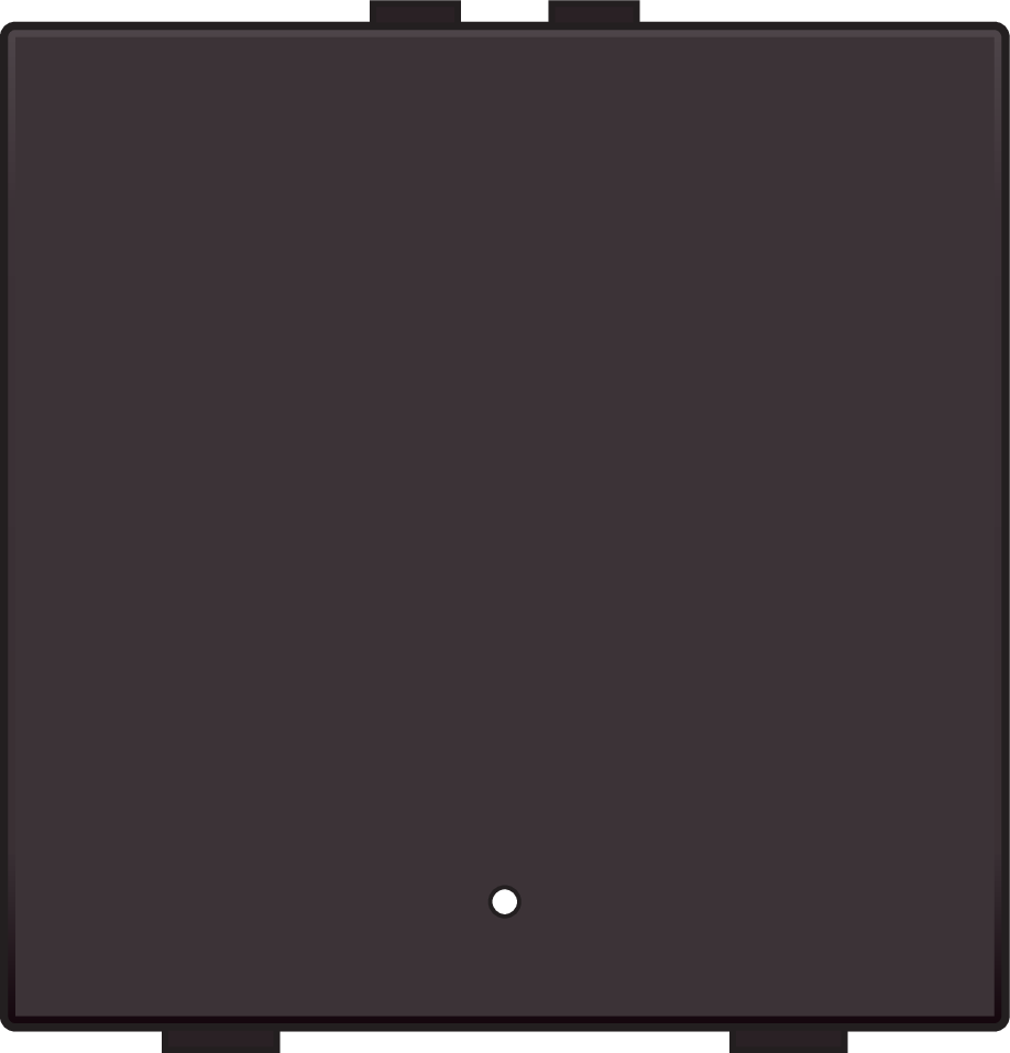 Niko 124-52201: Enkelvoudige drukknop met led en comfortsensoren voor Niko Home Control, dark brown coated - Image 2
