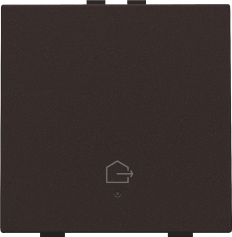 Enkelvoudige drukknop met led en comfortsensoren voor Niko H