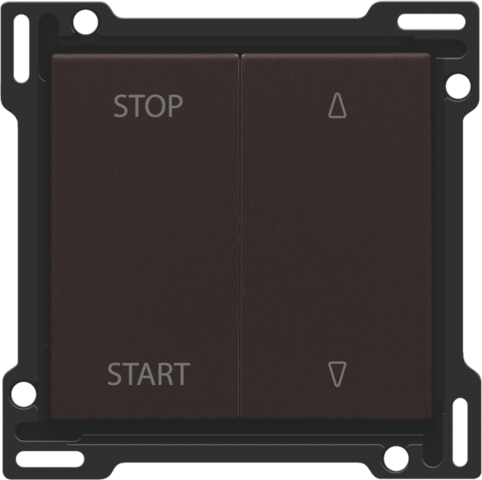 Afwerkingsset voor elektrisch gescheiden rolluikschakelaar,