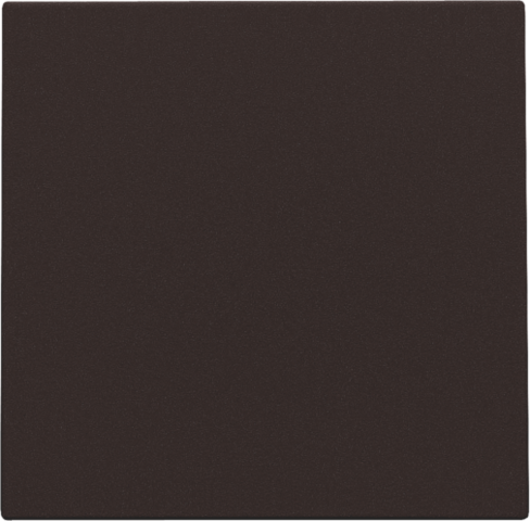 Spuitwaterdichte blindplaat, dark brown coated
