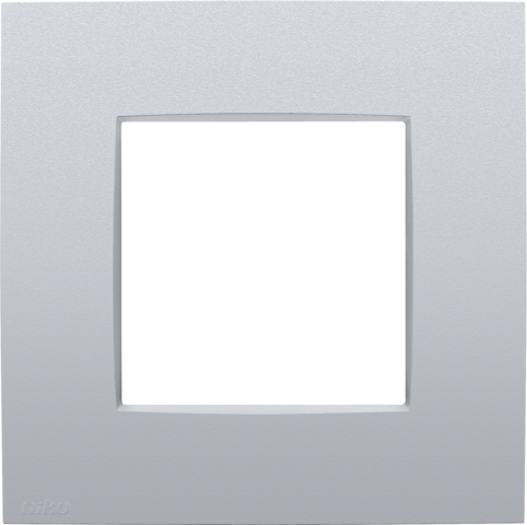 Enkelvoudige afdekplaat, Niko Intense sterling coated