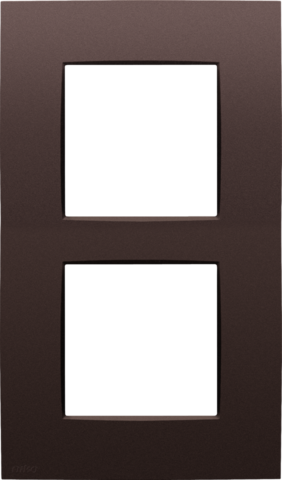 Tweevoudige afdekplaat, 60 mm centerafstand, verticaal, Niko