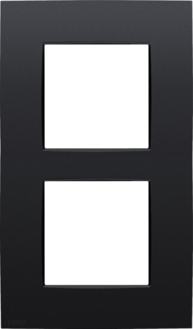 Tweevoudige afdekplaat, 60 mm centerafstand, verticaal, Niko