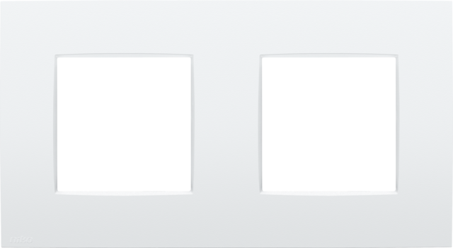 Tweevoudige afdekplaat met 71 mm centerafstand, Niko Intense