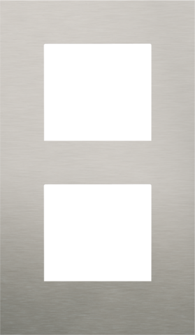Tweevoudige afdekplaat, 60 mm centerafstand, verticaal, Niko