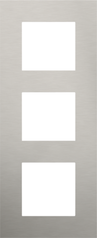 Drievoudige afdekplaat, 60 mm centerafstand, verticaal, Niko