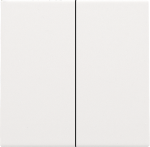 Afwerkingsset voor dubbele elektronische schakelaar of drukk