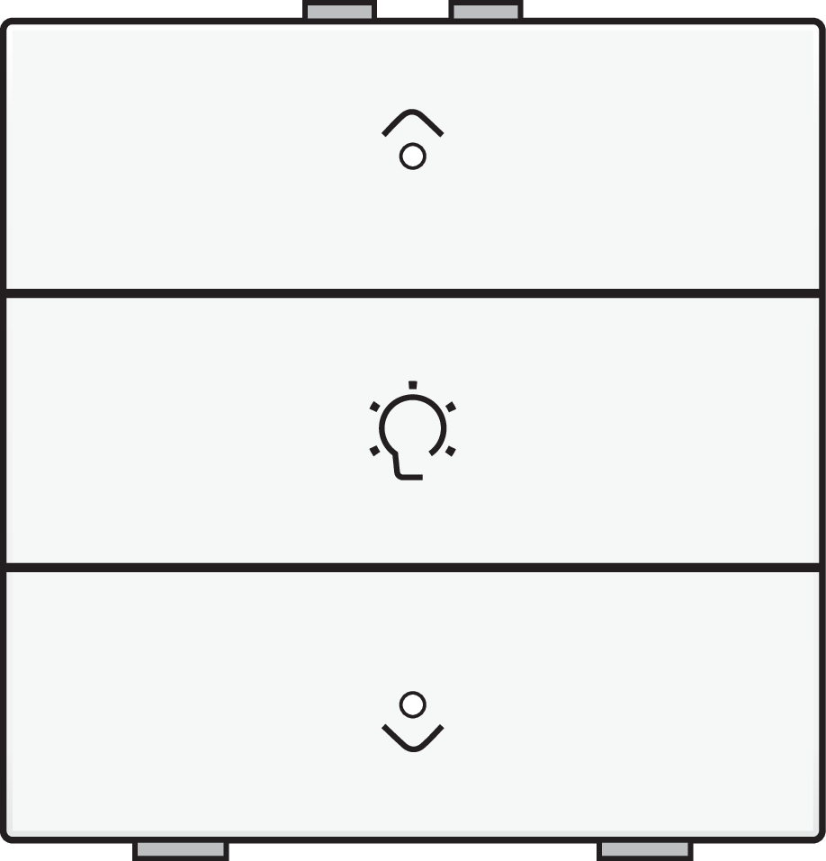 Niko 154-52043: Enkelvoudige dimbediening voor Niko Home Control met leds, white coated - Image 2