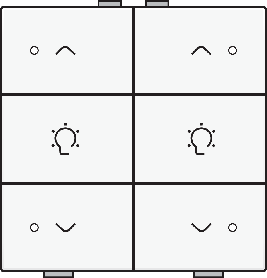 Niko 154-52046: Dubbele dimbediening met led voor Niko Home Control, white coated - Image 2