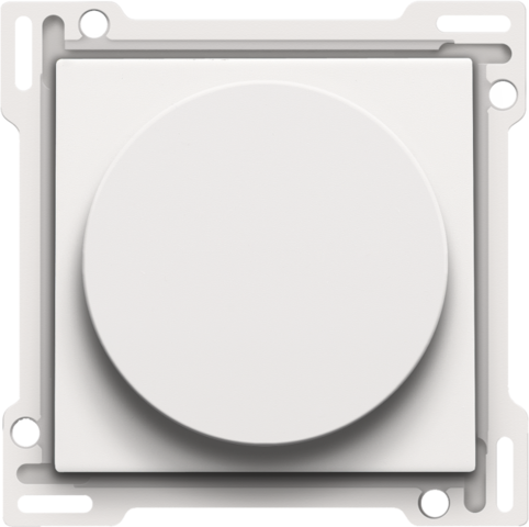 Afwerkingsset op/neer voor draaischakelaar, white coated