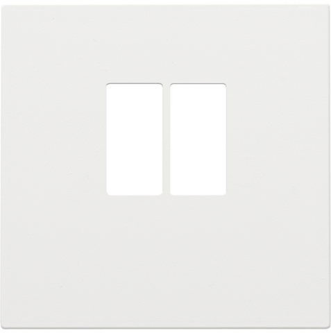 Afwerkingsset voor enkelvoudige luidsprekeraansluiting, whit