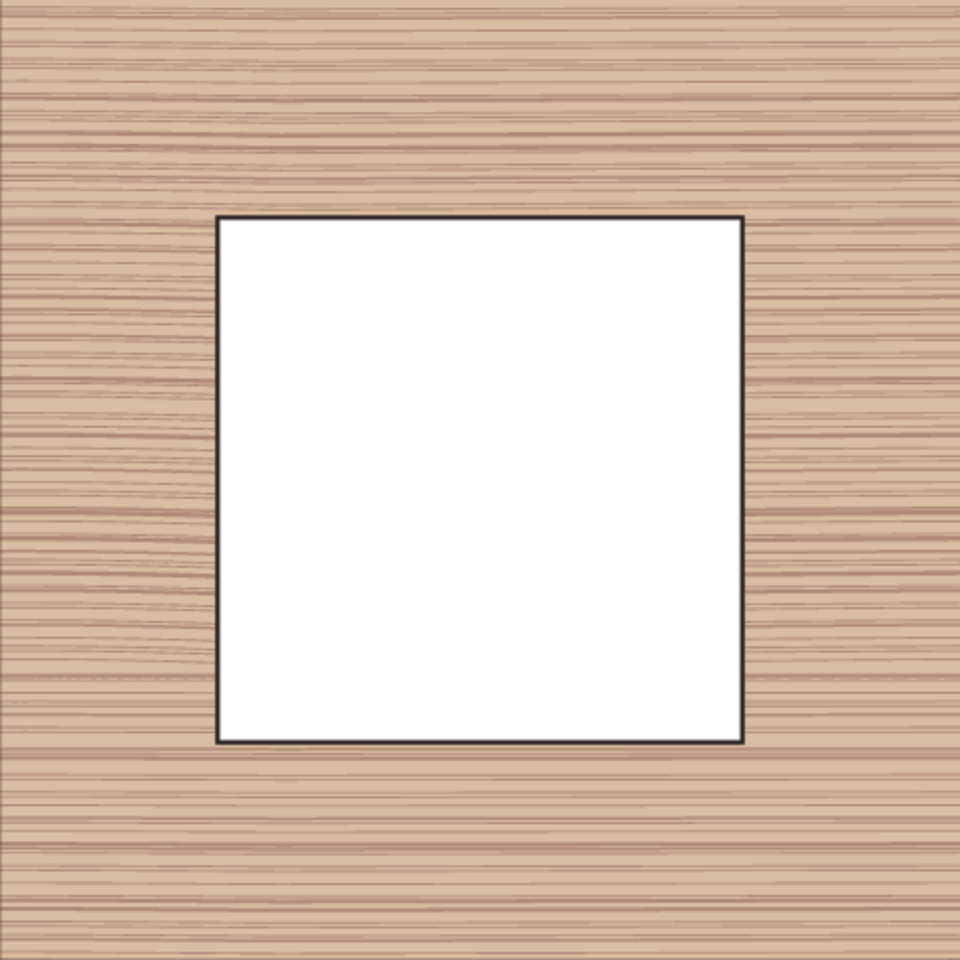 Niko 156-76100: Enkelvoudige afdekplaat, Niko Pure bamboo - Image 2