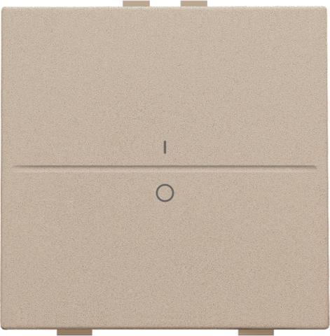 Enkelvoudige toets met opdruk 'I' en '0' voor draadloze scha