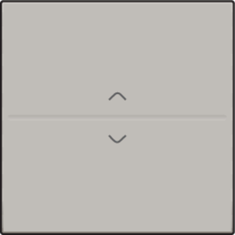 Niko 157-00004: Enkelvoudige toets met pijltjes 'op' en 'neer' voor draadloze schakelaar of drukknop met 2 bedieningsknoppen, champagne coated - Image 2