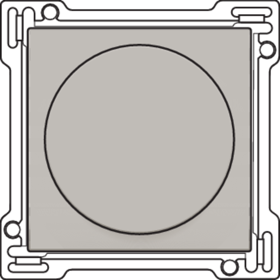 Niko 157-31000: Afwerkingsset voor draaiknopdimmer of snelheidsregelaar, incl. draaiknop, champagne coated - Image 2
