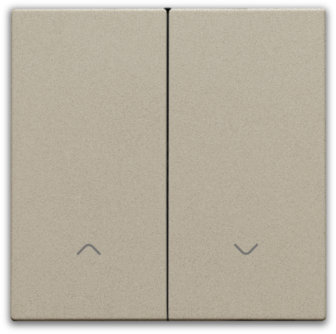 Afwerkingsset voor dubbele elektronische rolluikschakelaar,